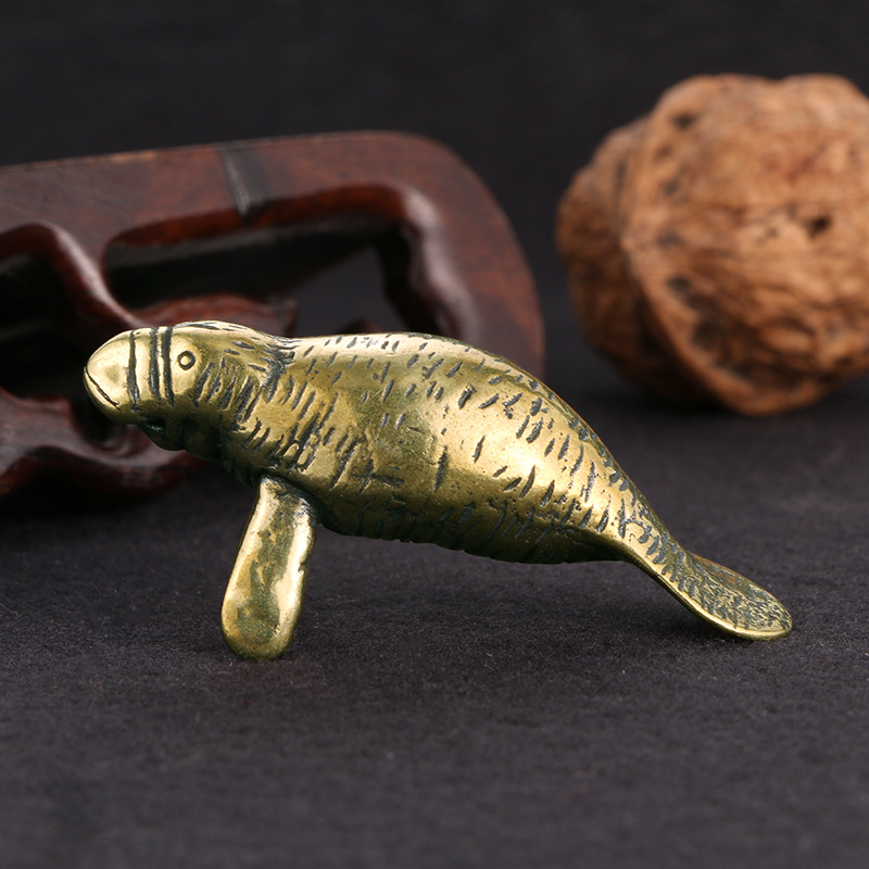 Brass Florida Manatee Decorati - Office Furniture Equipment review and price