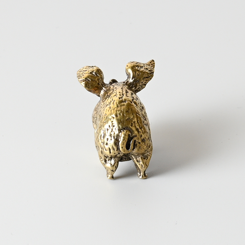 Vintage Brass Pig Small Orname - Office Furniture Equipment review and price
